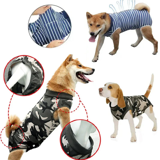 Pet Spay Surgery Coveralls Surgical Vest for Dogs