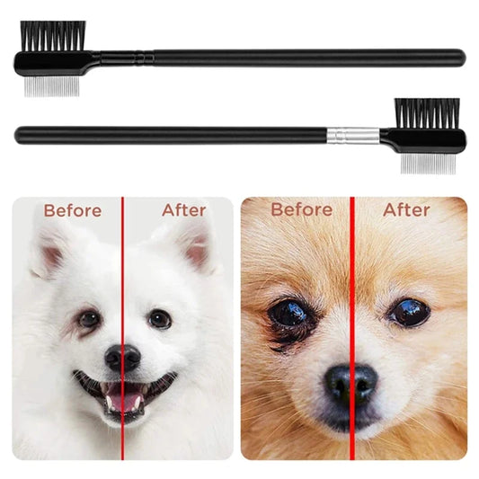 Pet Facial Cleaning Comb Removes Tear Stains Dog Hair Repair Scissors Cat Hair Comb Grooming Accessories