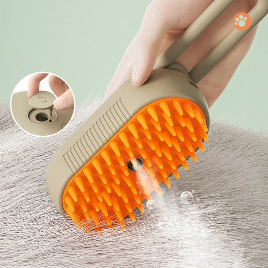 3 in 1 Electric Cat Comb Pet Massage Comb Water Spray Bath Brushes for Pet Grooming