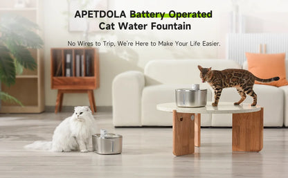 Wireless Pet Water Fountain Automatic Sensor Drinker Pet Water Dispenser Accessories 4L