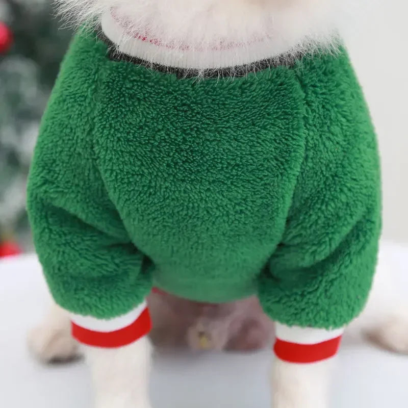 Christmas Clothes for Dogs Warm Winter Pet Clothes for Small Medium Dogs Hoodie Coat Christmas Dog Costume