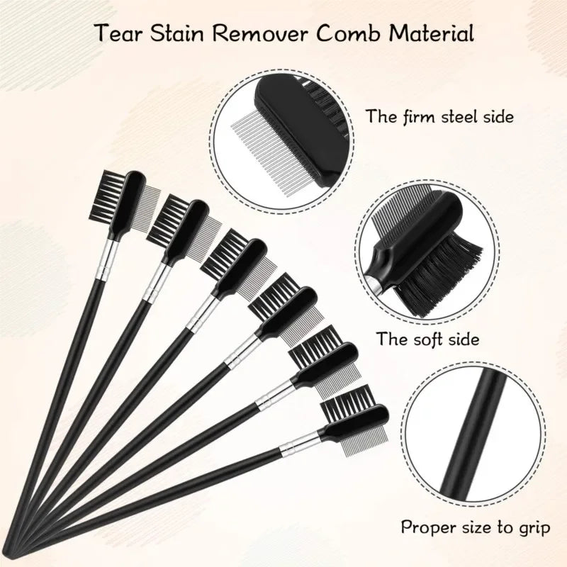 Pet Facial Cleaning Comb Removes Tear Stains Dog Hair Repair Scissors Cat Hair Comb Grooming Accessories